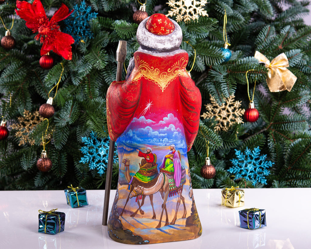 Santa Claus Statue 12,9", Nativity, Old World, Christmas Shelf Decor