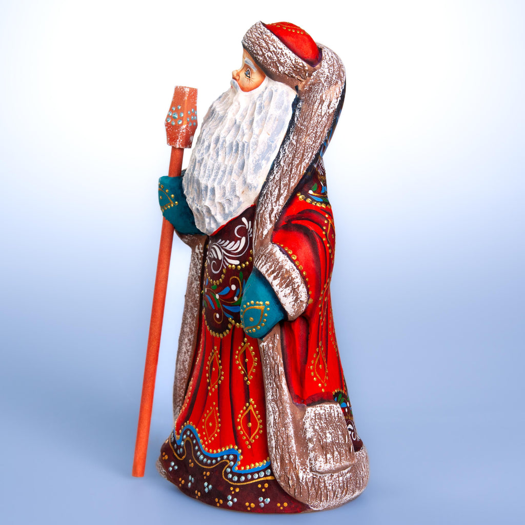 Kris Kringle Santa figurine 9.1 inch, folk mantel display
