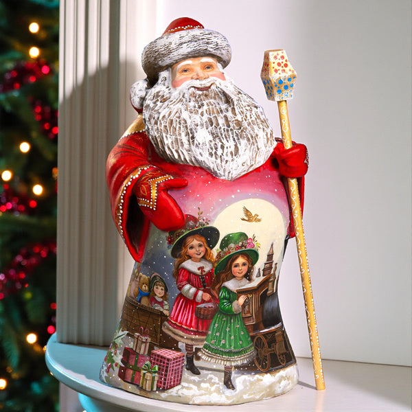 Hand-Carved Wooden Santa 14