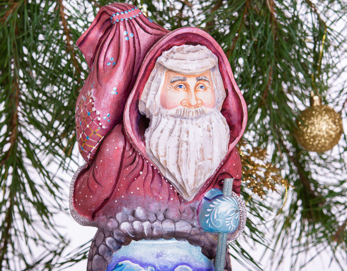 Old World Santa Figurine 12", Holy Family Nativity, Hand Painted
