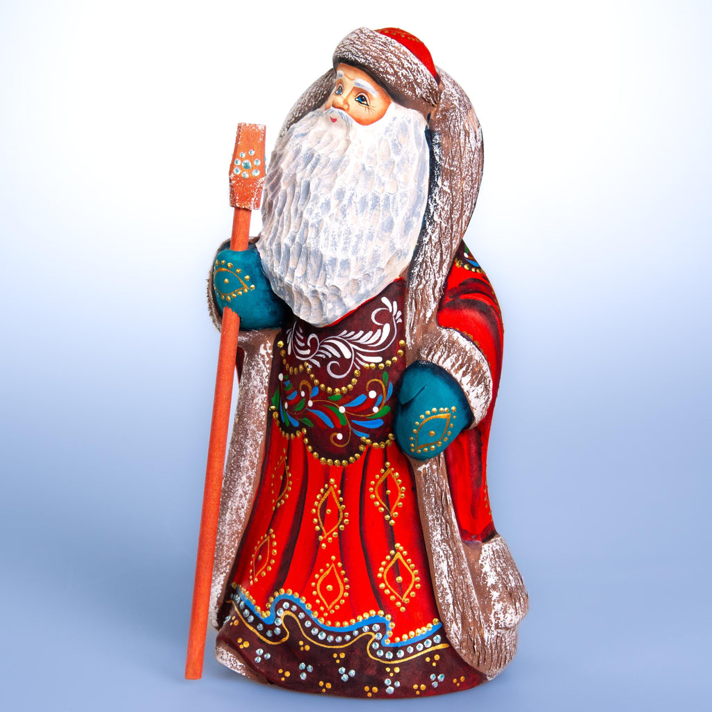 Kris Kringle Santa figurine 9.1 inch, folk mantel display