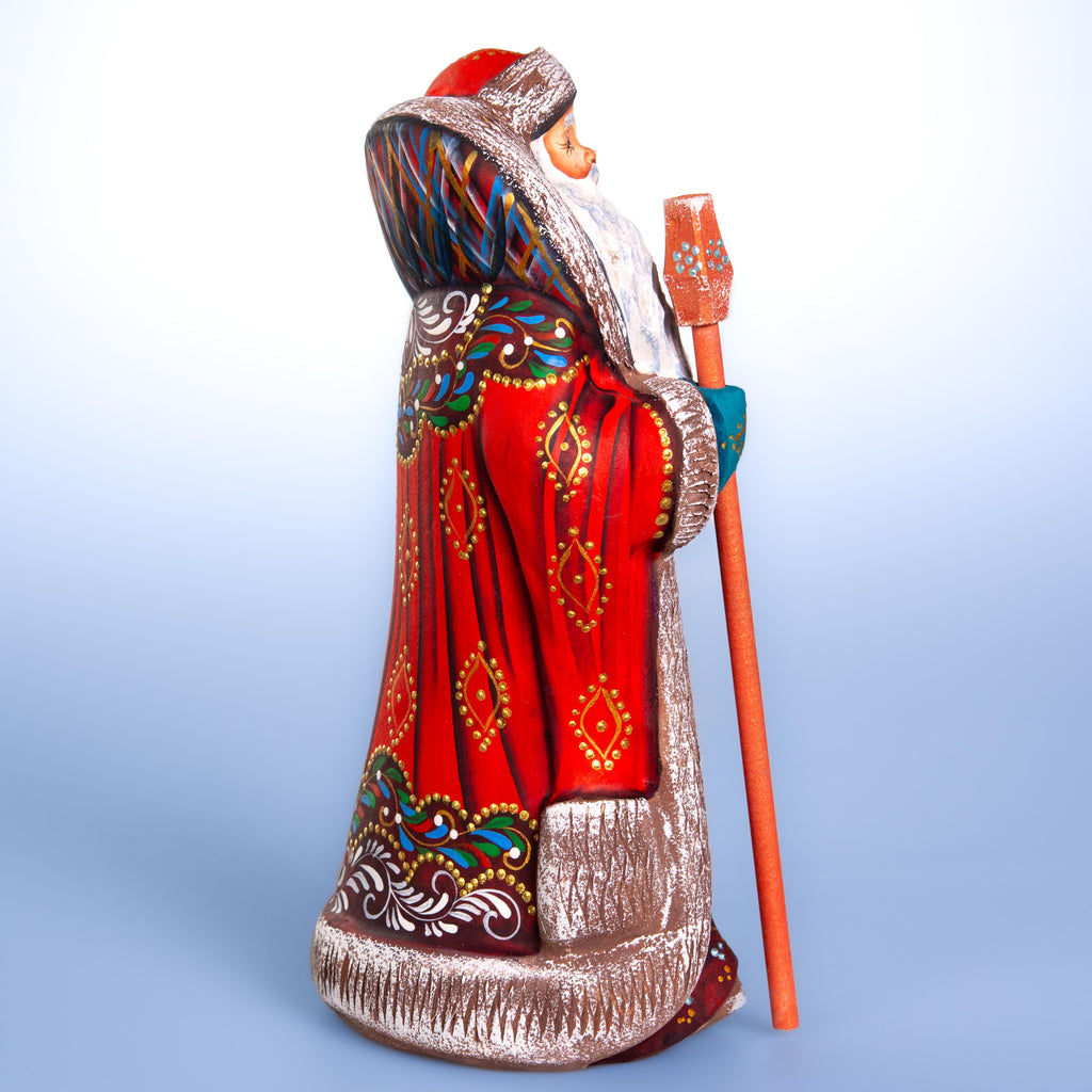 Kris Kringle Santa figurine 9.1 inch, folk mantel display
