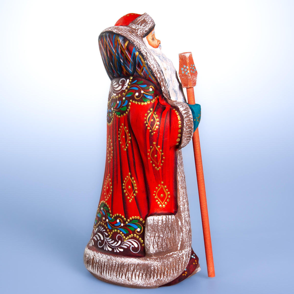 Kris Kringle Santa figurine 9.1 inch, folk mantel display