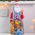 Wooden Santa Claus figurine 9", Funny Christmas Gift Idea - Christmas Holiday Home Decoration indoor made in Ukraine