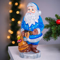 Hand‑carved Father Frost 6.3" — toy sack with car & ball